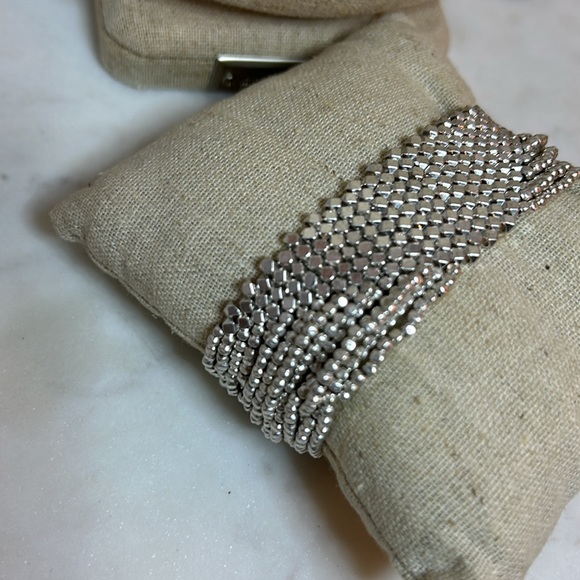 Stella&Dot Silver Mesh and Chain Bracelet - Like New/Never Worn/Display Only - Picture 4 of 4